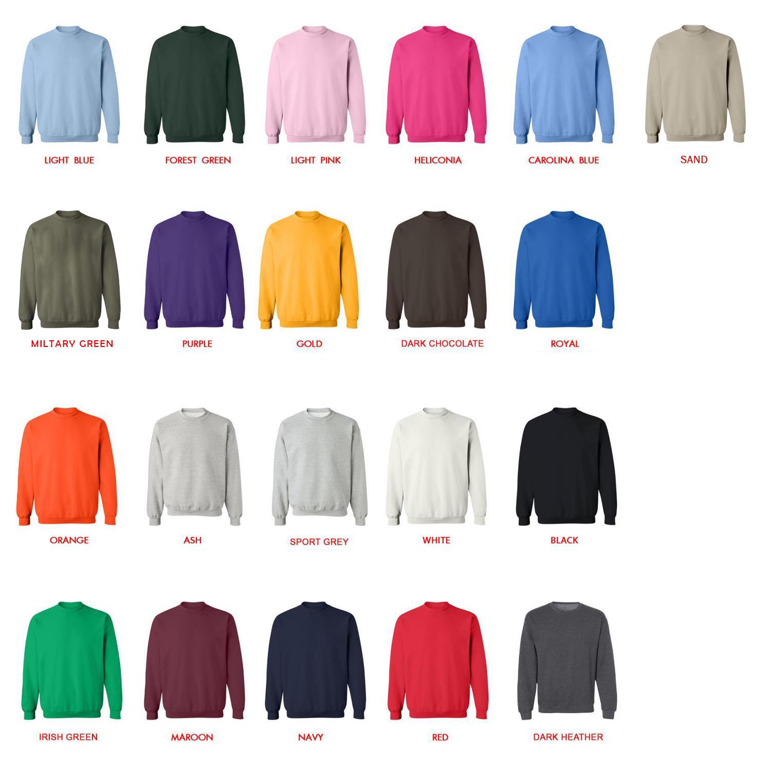 sweatshirt color chart - Ed Edd N Eddy Merch