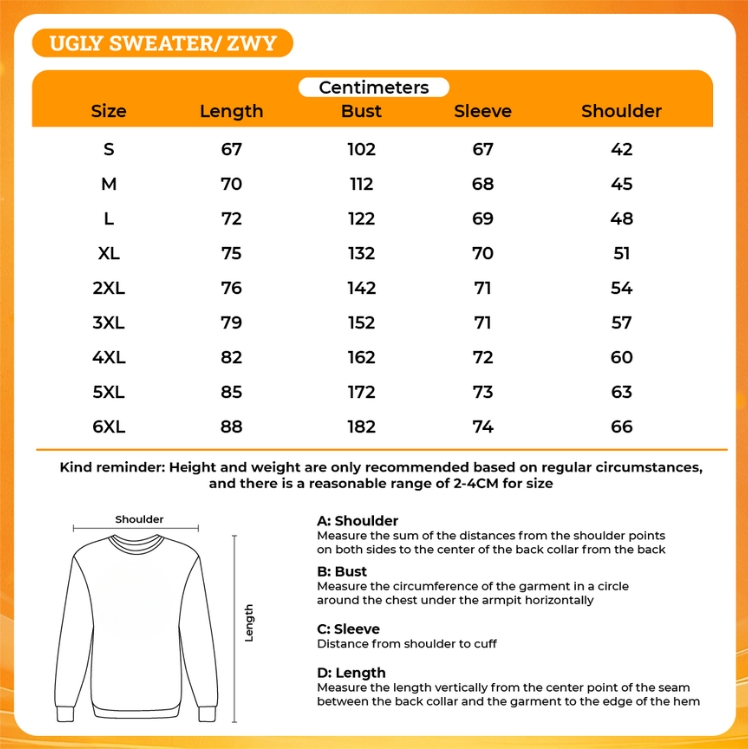 3D UGLY SWEATER - Ed Edd N Eddy Merch